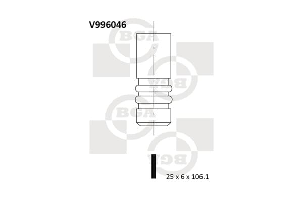 BGA Výpustný ventil V996046 1