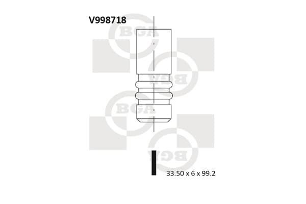 BGA Sací ventil V998718 1