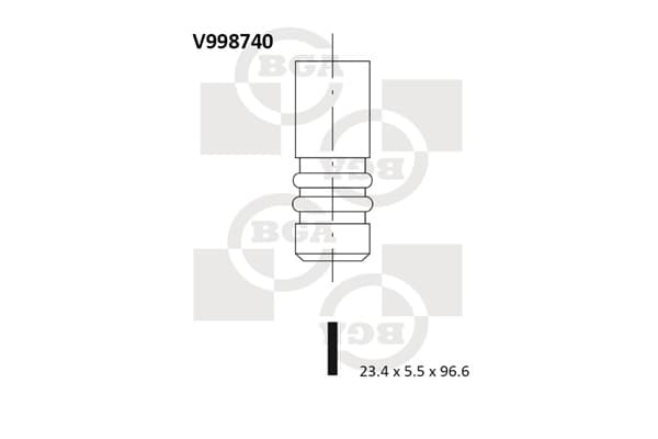 BGA Výpustný ventil V998740 1