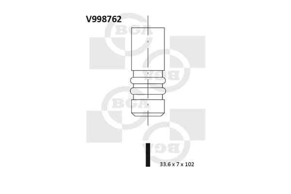 BGA Sací ventil V998762 1