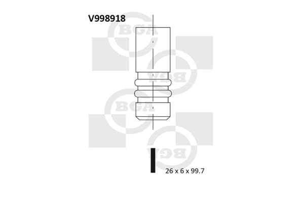 BGA Sací ventil V998918 1