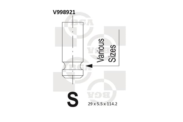 BGA Výpustný ventil V998921 1