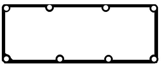 BGA Tesnenie veka hlavy valcov RC4314 1