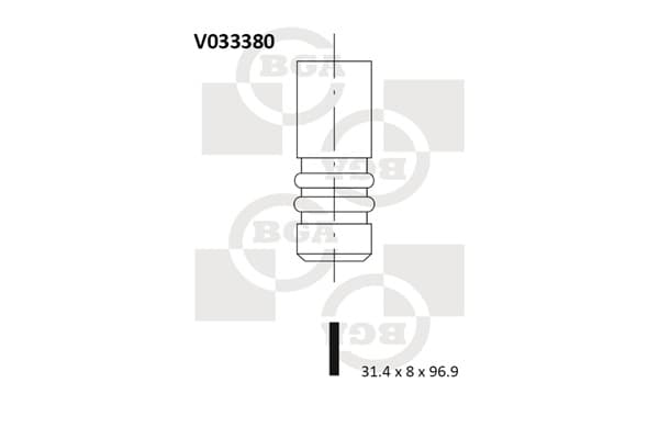 BGA Výpustný ventil V033380 1