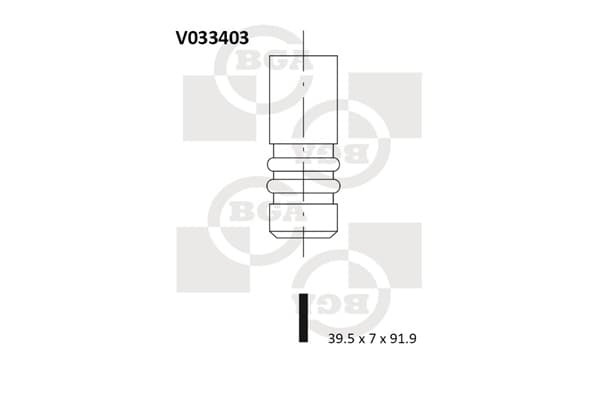 BGA Sací ventil V033403 1