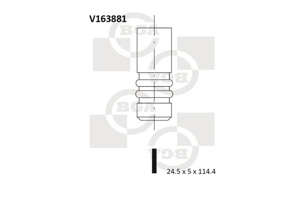 BGA Výpustný ventil V163881 1