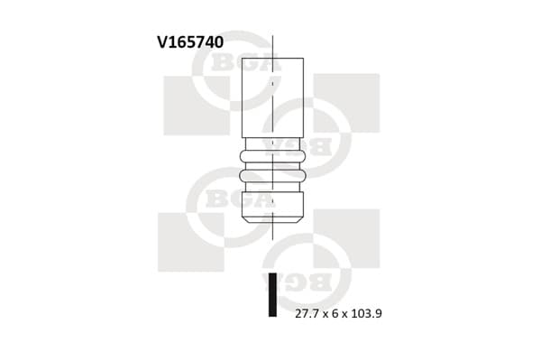 BGA Sací ventil V165740 1