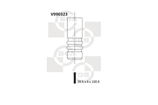 BGA Sací ventil V990323 1