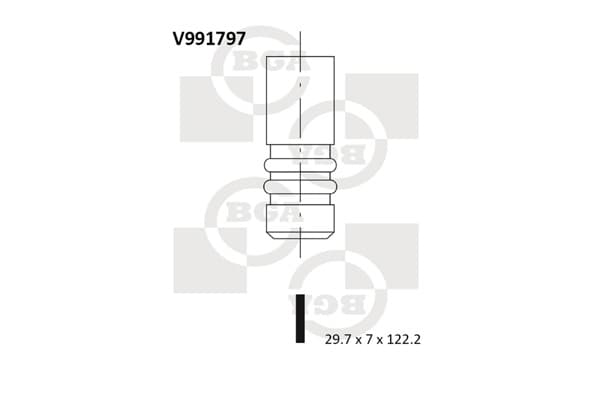 BGA Sací ventil V991797 1