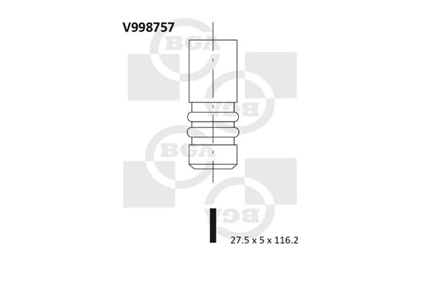 BGA Výpustný ventil V998757 1