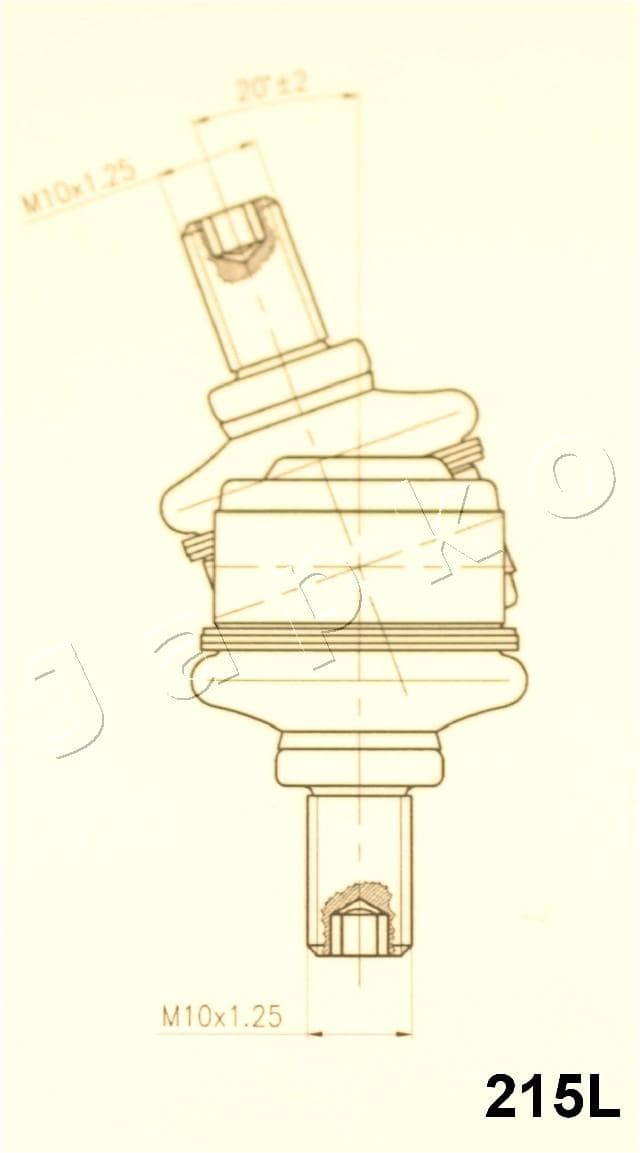 JAPKO Stabilizátor podvozku 106215L 1