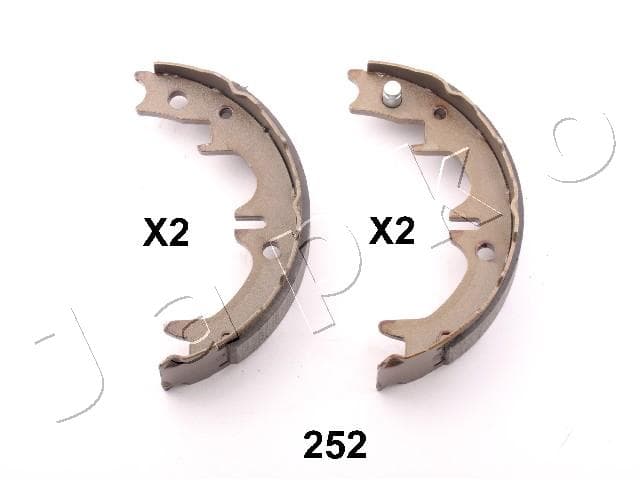JAPKO Sada brzd. čeľustí parkov. brzdy 55252 1