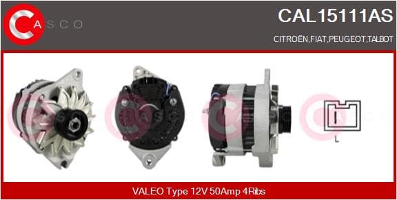 CASCO Alternátor CAL15111AS 1
