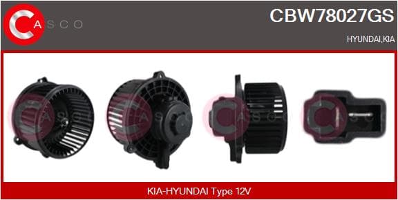CASCO Vnútorný ventilátor CBW78027GS 1