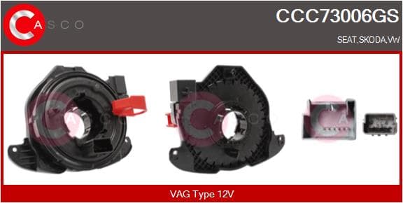 CASCO Vinutá pružina, Airbag CCC73006GS 1