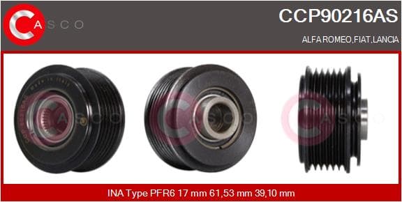 CASCO Remenica alternátora CCP90216AS 1