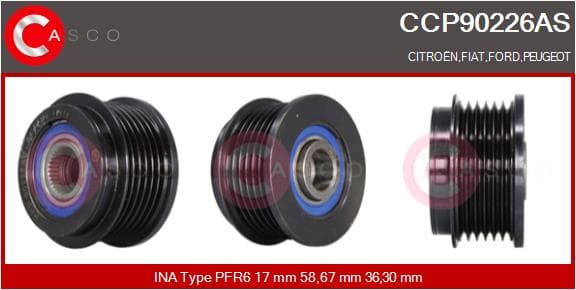 CASCO Remenica alternátora CCP90226AS 1