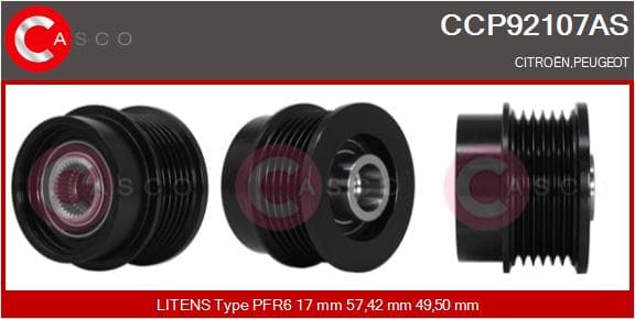 CASCO Remenica alternátora CCP92107AS 1