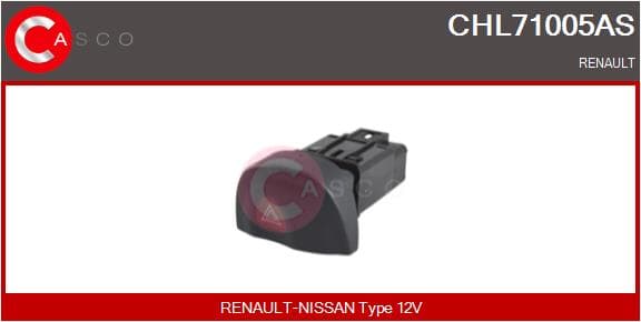 CASCO Vypínač Výstražných smeroviek CHL71005AS 1