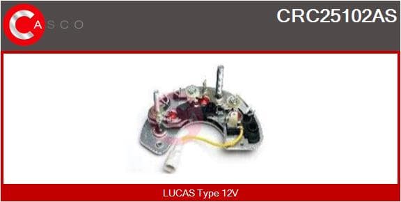 CASCO Usmerňovač alternátora CRC25102AS 1