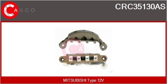 CASCO Usmerňovač alternátora CRC35130AS 1