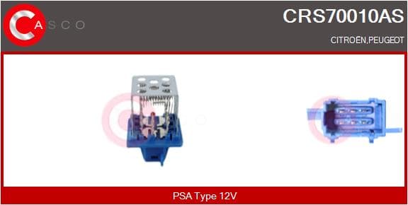 CASCO Odpor vnútorného ventilátora CRS70010AS 1
