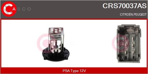 CASCO Odpor vnútorného ventilátora CRS70037AS 1