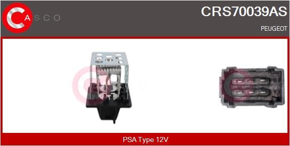 CASCO Odpor vnútorného ventilátora CRS70039AS 1