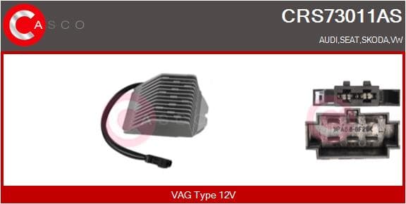 CASCO Odpor vnútorného ventilátora CRS73011AS 1