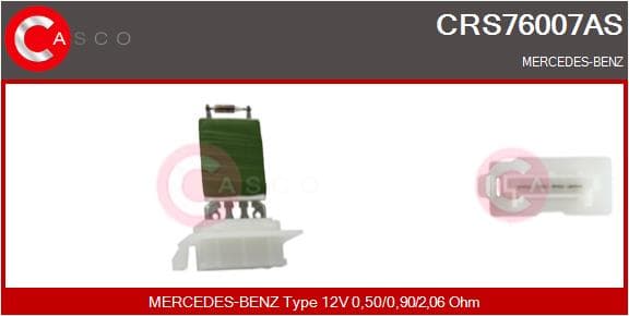 CASCO Odpor vnútorného ventilátora CRS76007AS 1