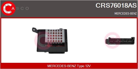 CASCO Odpor vnútorného ventilátora CRS76018AS 1