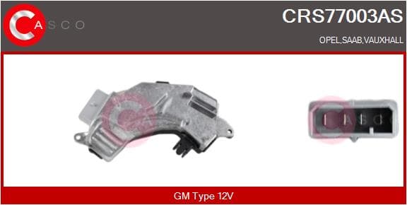 CASCO Odpor vnútorného ventilátora CRS77003AS 1