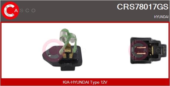 CASCO Odpor vnútorného ventilátora CRS78017GS 1