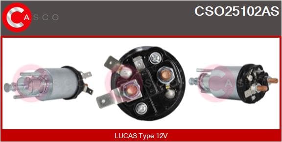 CASCO Elektromagnetický spínač pre štartér CSO25102AS 1