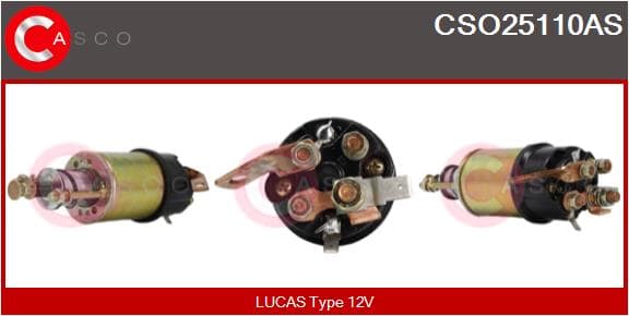 CASCO Elektromagnetický spínač pre štartér CSO25110AS 1