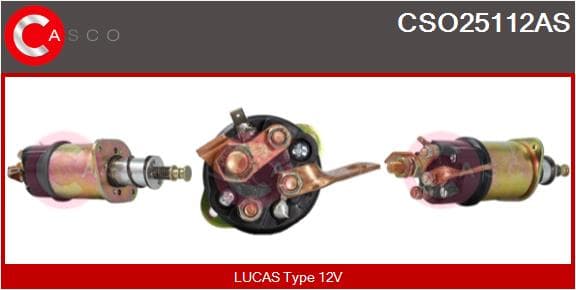 CASCO Elektromagnetický spínač pre štartér CSO25112AS 1