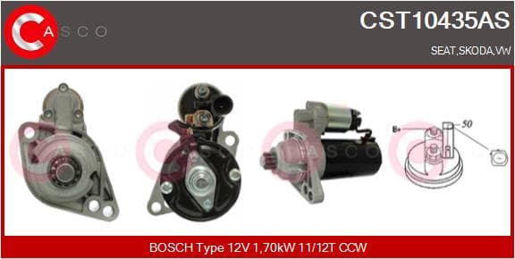 CASCO Štartér CST10435AS-D 1