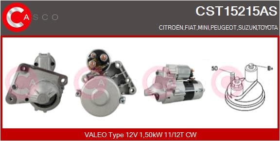 CASCO Štartér CST15215AS 1