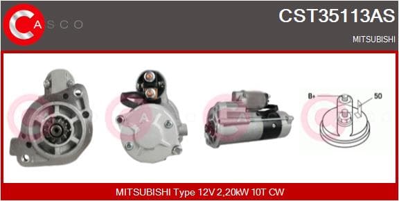 CASCO Štartér CST35113AS 1