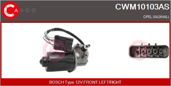 CASCO Motor stieračov CWM10103AS 1