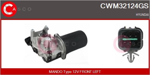 CASCO Motor stieračov CWM32124GS 1