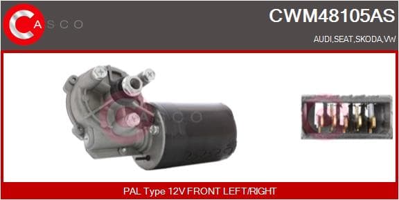 CASCO Motor stieračov CWM48105AS 1