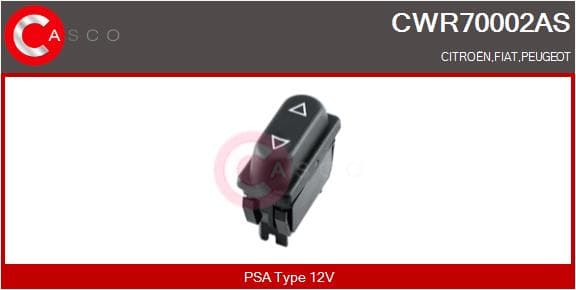 CASCO Spínač elektrického otvárania okien CWR70002AS 1