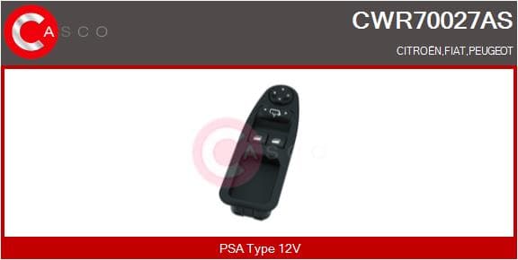 CASCO Spínač elektrického otvárania okien CWR70027AS 1