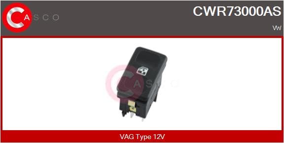 CASCO Spínač elektrického otvárania okien CWR73000AS 1