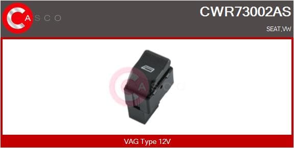 CASCO Spínač elektrického otvárania okien CWR73002AS 1