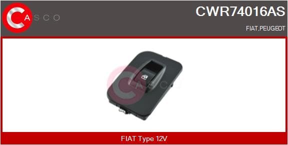 CASCO Spínač elektrického otvárania okien CWR74016AS 1