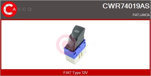 CASCO Spínač elektrického otvárania okien CWR74019AS 1