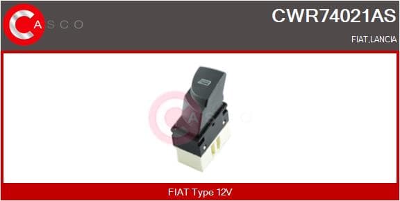 CASCO Spínač elektrického otvárania okien CWR74021AS 1