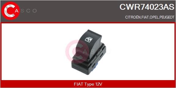 CASCO Spínač elektrického otvárania okien CWR74023AS 1